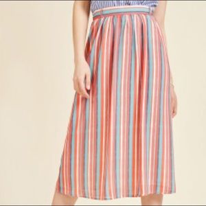 Vibrant by Virtue Midi Skirt by ModCloth! NWOT!!